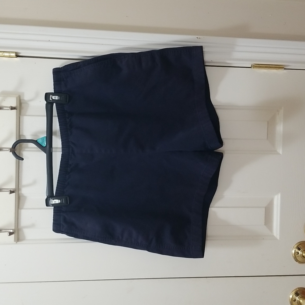 3/$12 Lands' End navy blue shorts sz 16